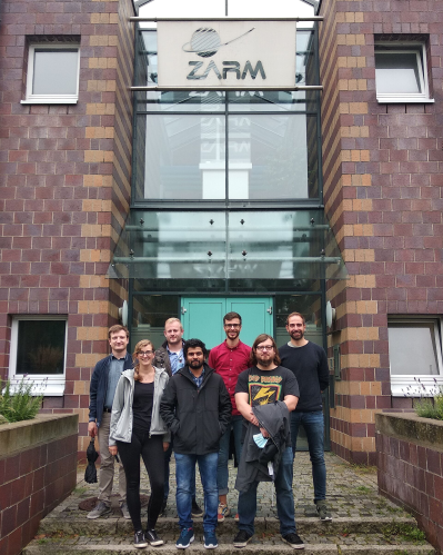 Group photo at the center of applied space technology and microgravity (ZARM), Bremen